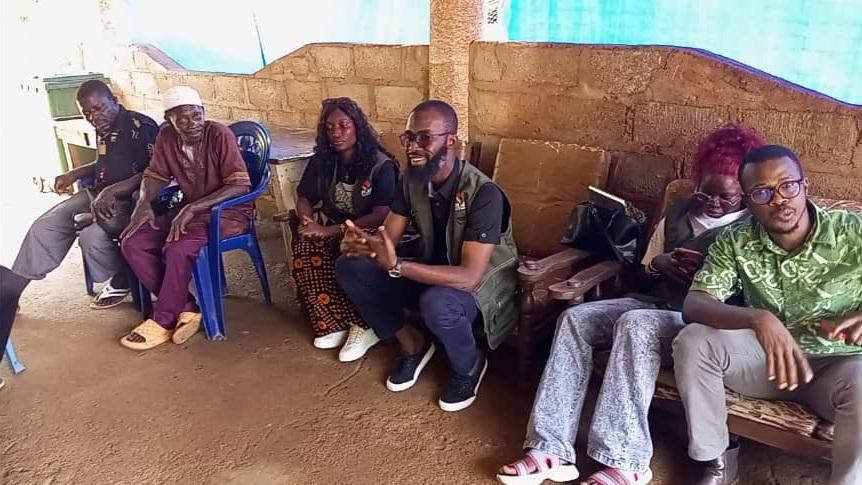 Concertation avec le Chef de village de Tamara